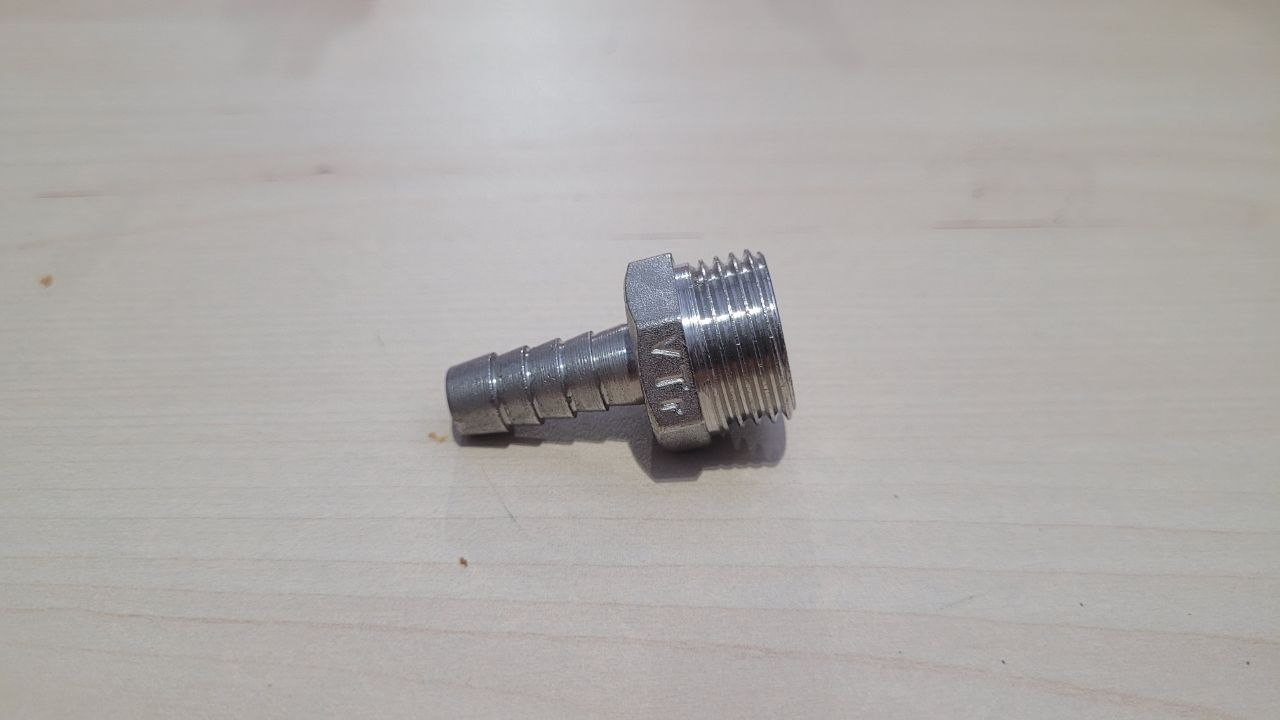 Штуцер для шланга 1/2" HP × 10 мм