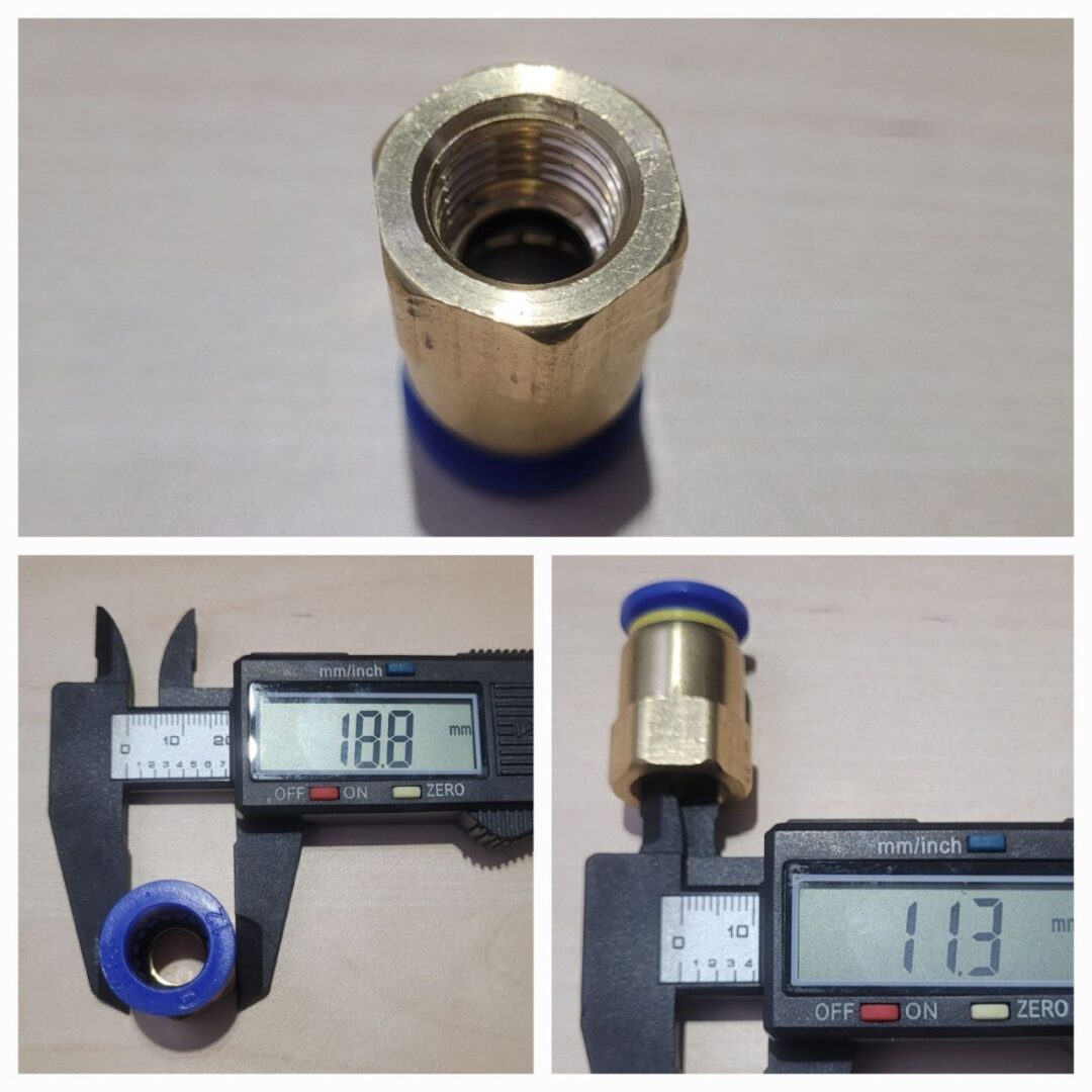 Штуцер быстросъёмный 1/4"×12 мм PCF12-4 - фото 3