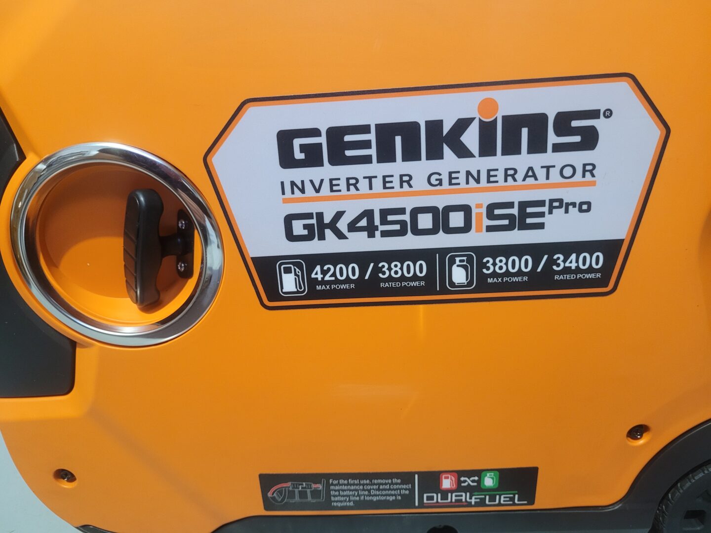 Двухтопливный генератор Genkins GK4000iS (газ/бензин) - фото 7