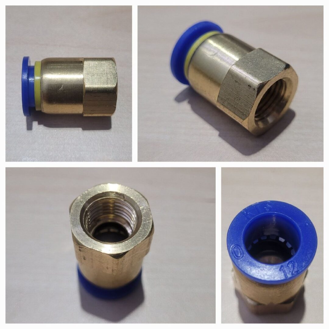Штуцер быстросъёмный 1/4"×12 мм PCF12-4
