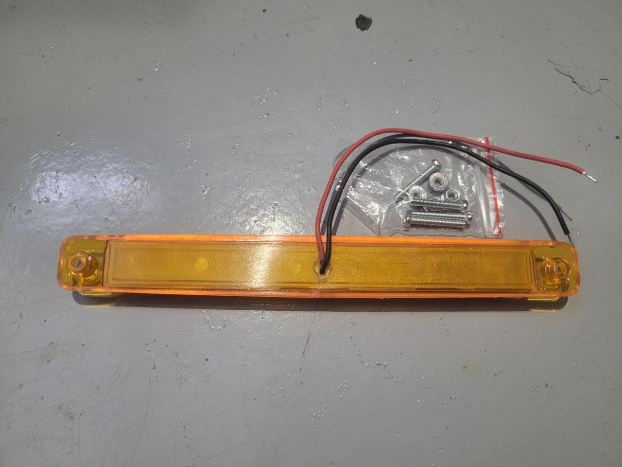 Габаритный огонь H‑CL, 12 LED, жёлтый, 12–24 В - фото 4