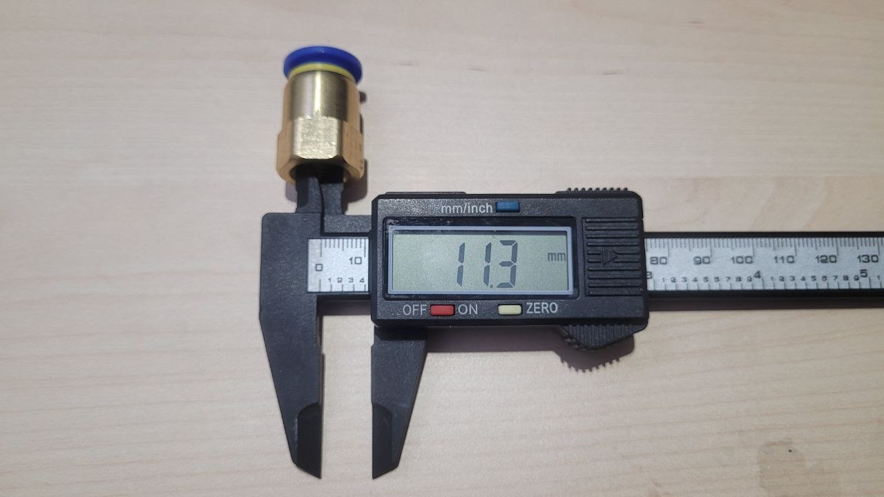 Штуцер быстросъёмный 1/4"×12 мм PCF12-4 - фото 5
